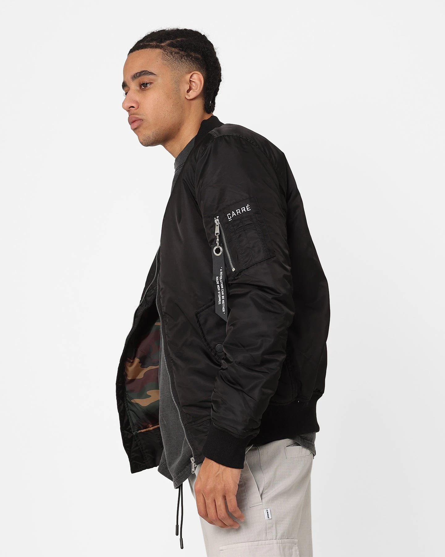 Carré C-47 Bomber 2.0 Jacket Black 6 Carré C-47 Bomber 2.0 Jacket Black - Image 6