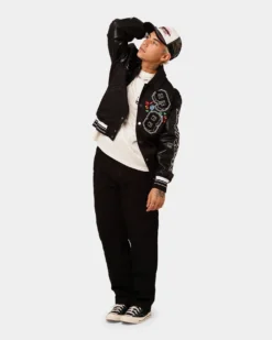Loiter Flaws Varsity Jacket Black -Champions Style 02032916 YB001 mens 0050