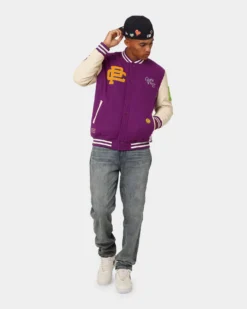 Carré Peace Varsity Jacket Purple -Champions Style 02035165 YP200 mens 0030