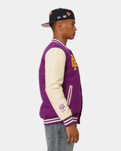 Carré Peace Varsity Jacket Purple -Champions Style 02035165 YP200 mens 0060