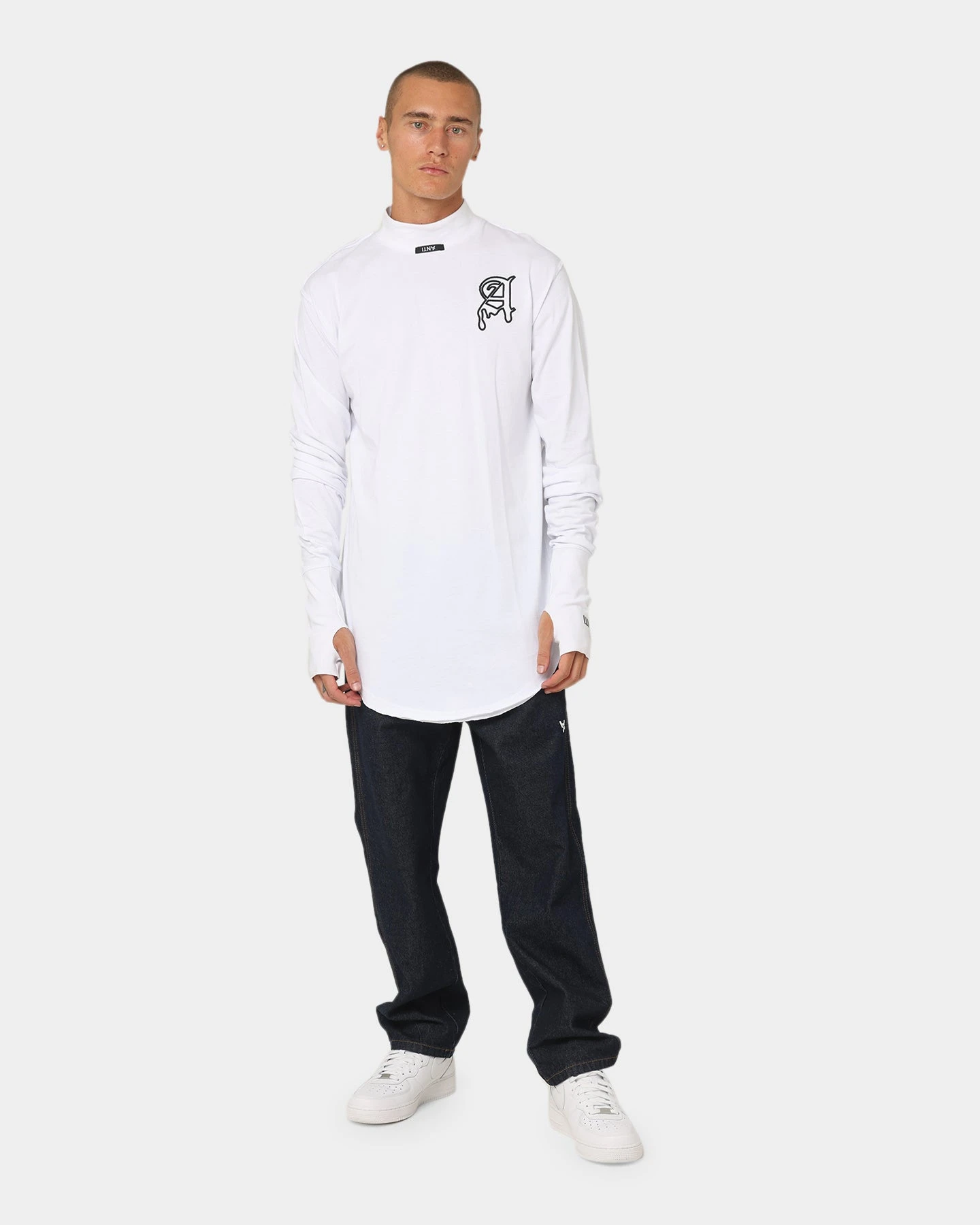 The Anti Order Old Guard Long Sleeve T-Shirt White/Black 2 The Anti Order Old Guard Long Sleeve T-Shirt White/Black - Image 2
