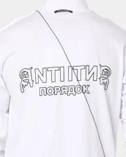 The Anti Order Old Guard Long Sleeve T-Shirt White/Black 13 The Anti Order Old Guard Long Sleeve T-Shirt White/Black -Champions Style 02035577 YW110 mens 0040