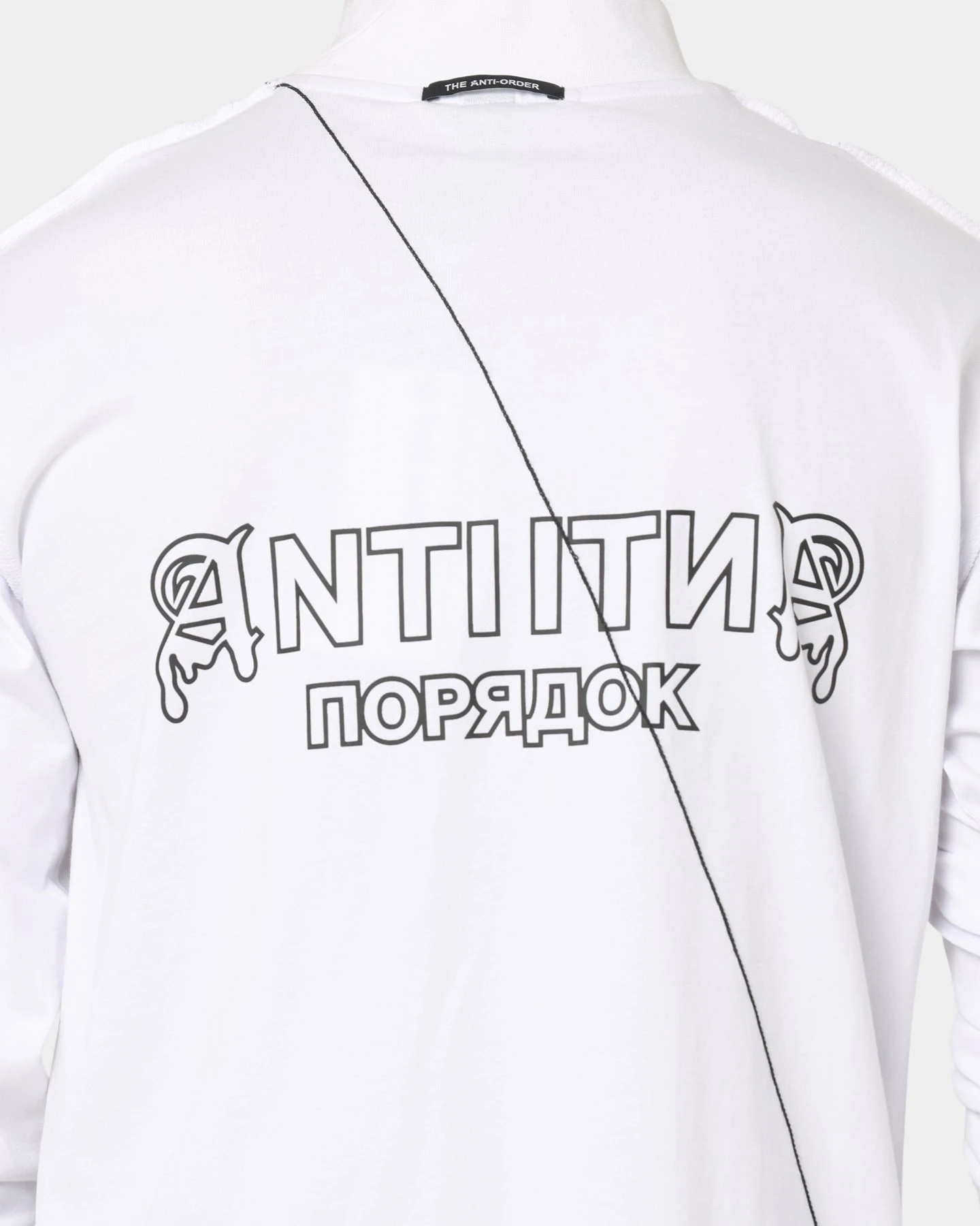 The Anti Order Old Guard Long Sleeve T-Shirt White/Black 4 The Anti Order Old Guard Long Sleeve T-Shirt White/Black - Image 4