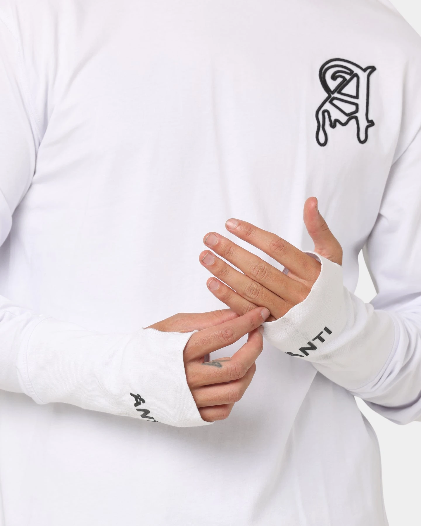 The Anti Order Old Guard Long Sleeve T-Shirt White/Black 9 The Anti Order Old Guard Long Sleeve T-Shirt White/Black - Image 9