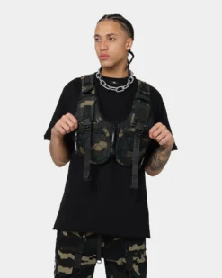 DXXMLIFE L-3 A Chain$aw Utility Vest Woodland Camo