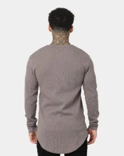 Saint Morta Kingdom Waffle Long Sleeve T-Shirt Dark Brown 10 Saint Morta Kingdom Waffle Long Sleeve T-Shirt Dark Brown -Champions Style 02035798 YD052 mens 004