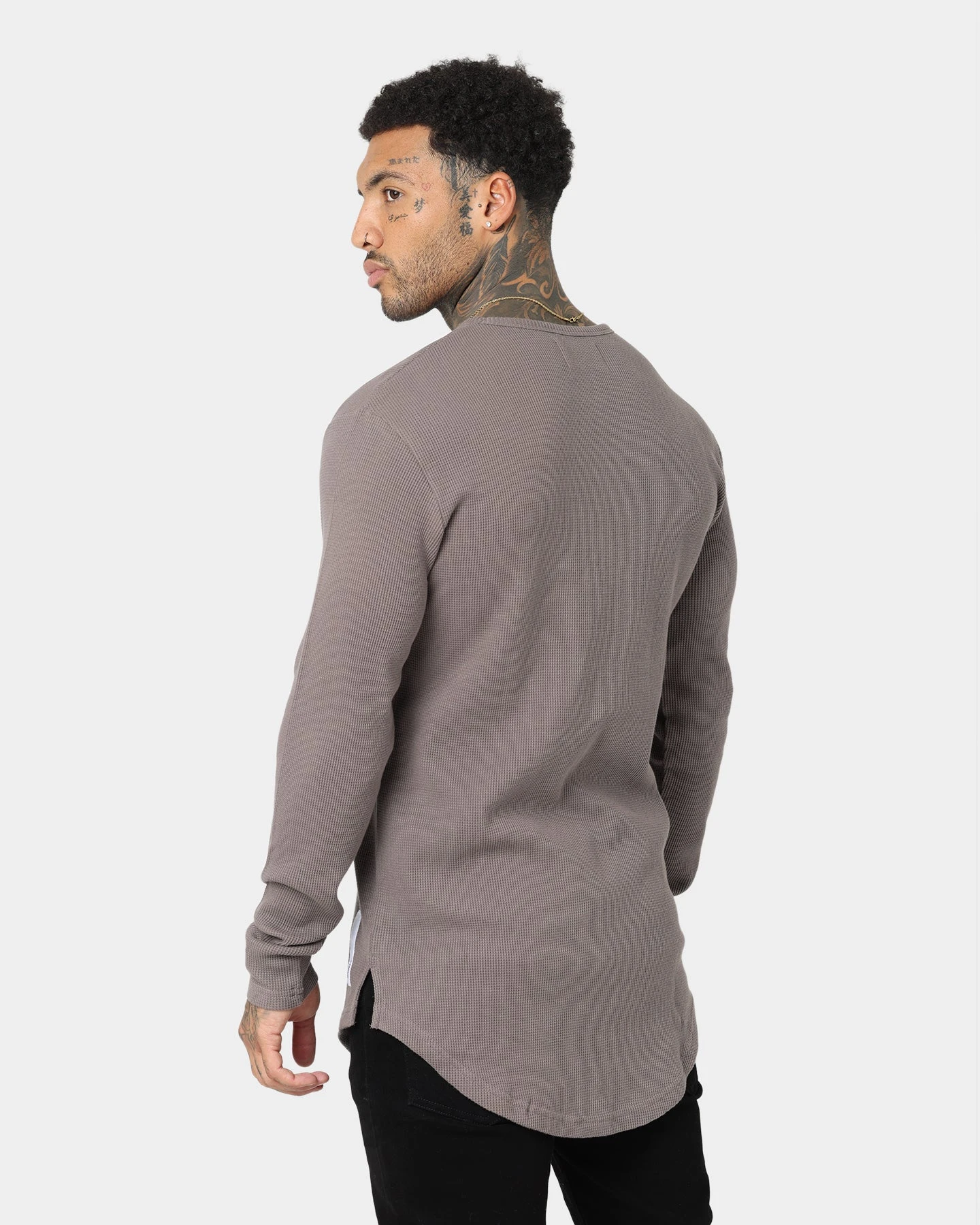 Saint Morta Kingdom Waffle Long Sleeve T-Shirt Dark Brown 6 Saint Morta Kingdom Waffle Long Sleeve T-Shirt Dark Brown - Image 6