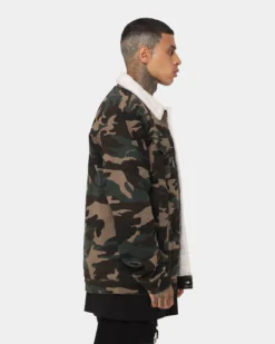 Saint Morta Camo Sherpa Jacket Camo -Champions Style 02036103 YC001 mens 050
