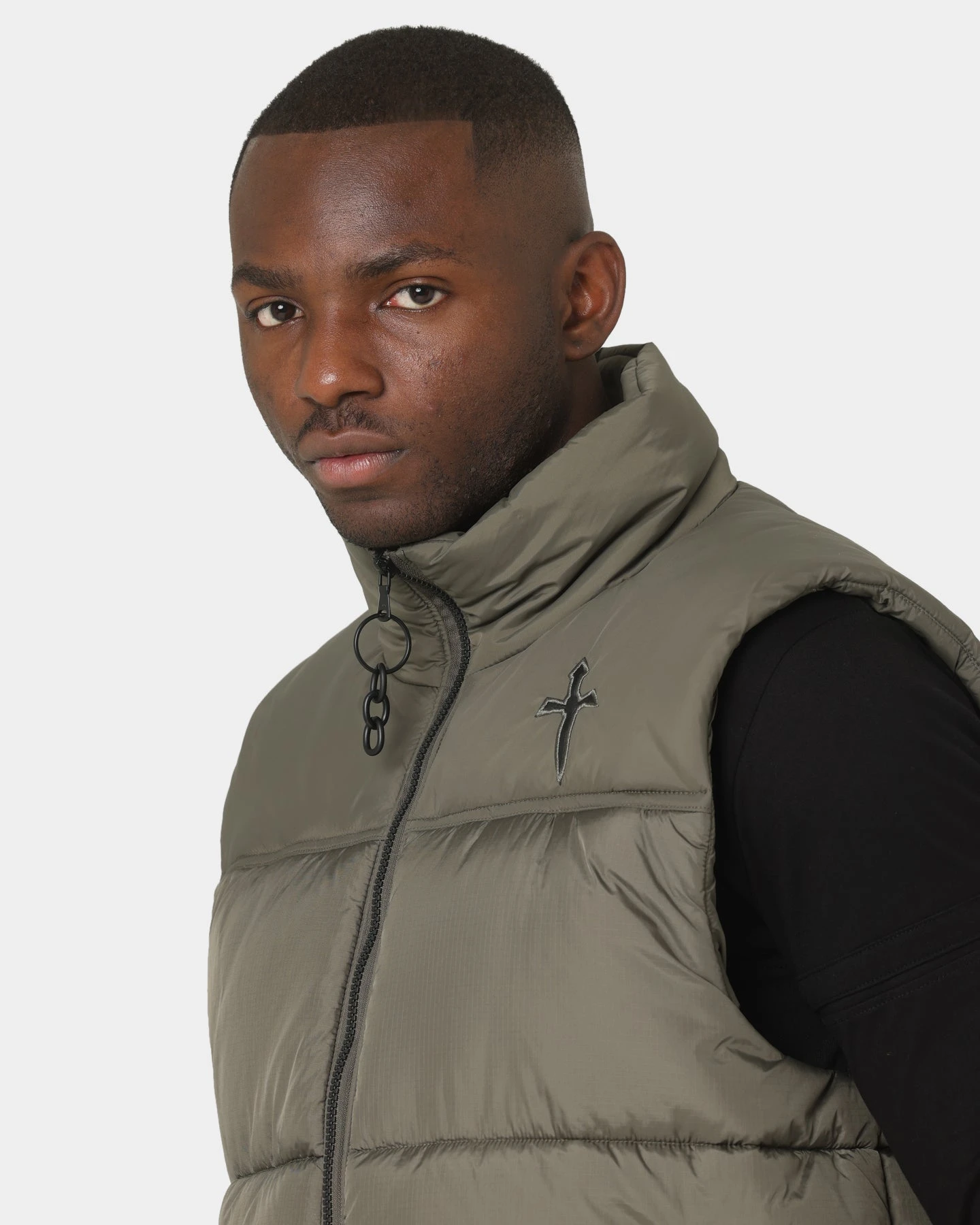 Saint Morta Kingdom Puffer Vest Army Green 9 Saint Morta Kingdom Puffer Vest Army Green - Image 9