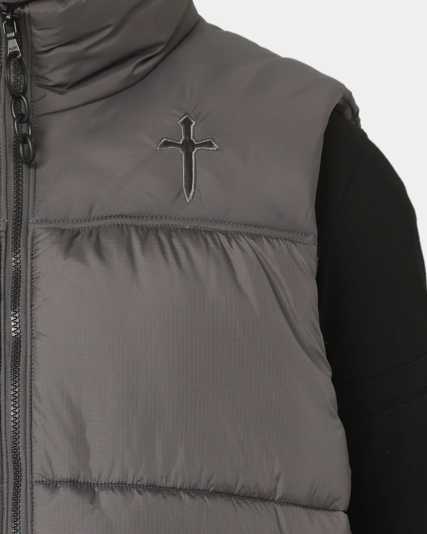 Saint Morta Kingdom Puffer Vest Dark Grey 3 Saint Morta Kingdom Puffer Vest Dark Grey - Image 3