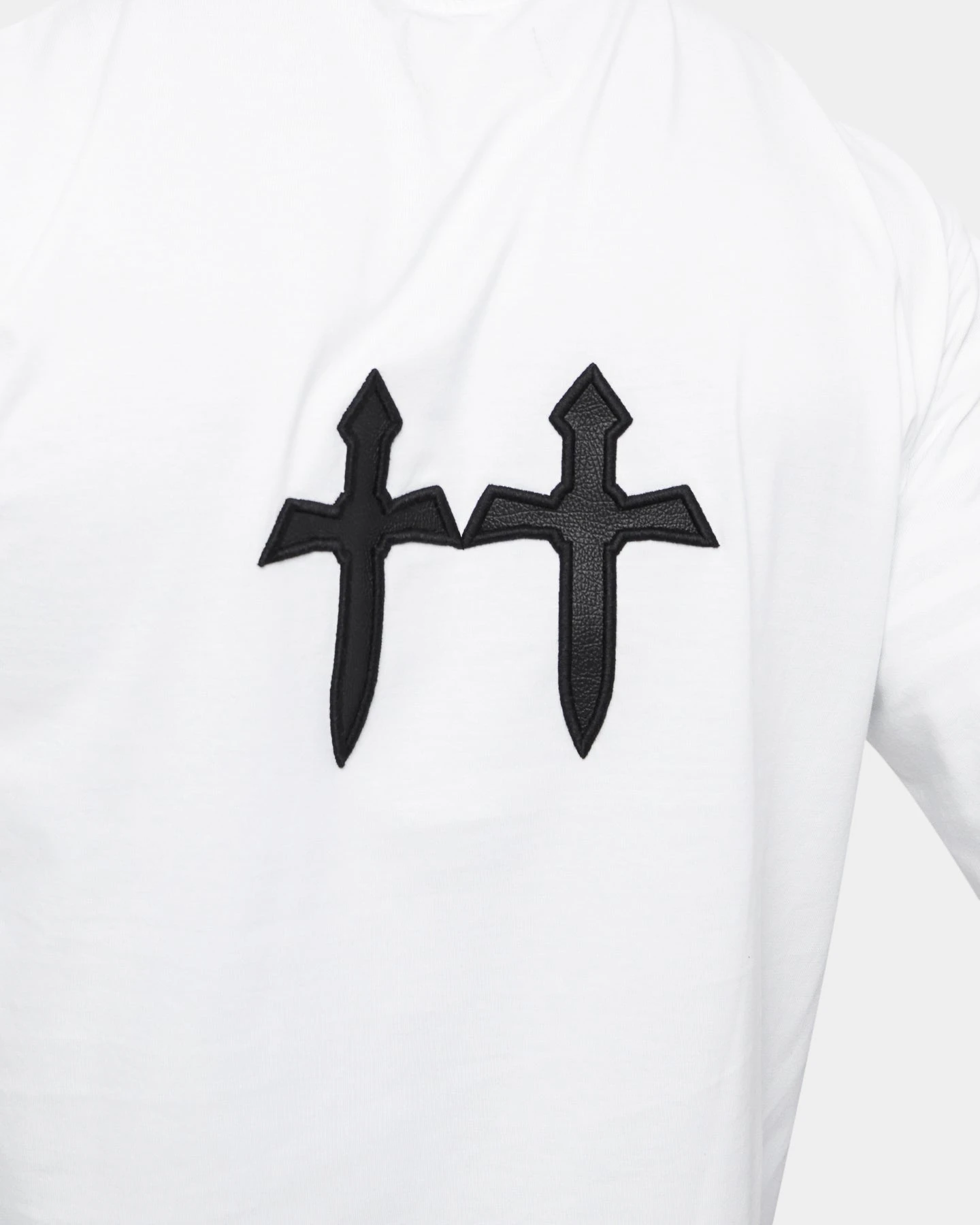 Saint Morta Jail Layered Long Sleeve T-Shirt White/Black 6 Saint Morta Jail Layered Long Sleeve T-Shirt White/Black - Image 6