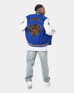 Saint Morta Graveyard Varsity Jacket Royal -Champions Style 02036170 YR400 mens 080