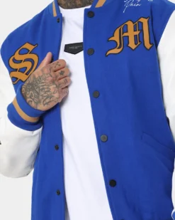 Saint Morta Graveyard Varsity Jacket Royal -Champions Style 02036170 YR400 mens 090