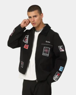 Loiter Patchwork Jacket Black -Champions Style 02036250 YB001 mens 0010