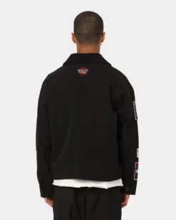 Loiter Patchwork Jacket Black -Champions Style 02036250 YB001 mens 0040