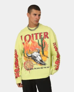 Loiter Rodeo Long Sleeve T-Shirt Yellow