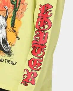 Loiter Rodeo Long Sleeve T-Shirt Yellow -Champions Style 02036351 YY001 mens 0070
