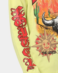 Loiter Rodeo Long Sleeve T-Shirt Yellow -Champions Style 02036351 YY001 mens 0090