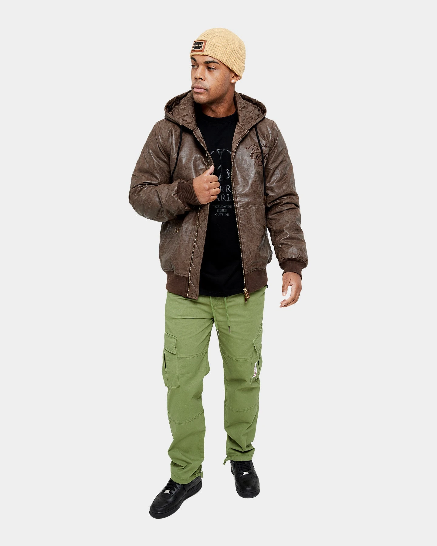 Carré Revolutionnaires PU Jacket Dark Brown 5 Carré Revolutionnaires PU Jacket Dark Brown - Image 5