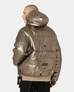 The Anti Order Anti Joy Technical Puffer Jacket Pewter -Champions Style 02036467 YP600 mens 0020