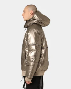The Anti Order Anti Joy Technical Puffer Jacket Pewter -Champions Style 02036467 YP600 mens 0080