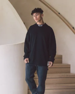 Champions Style 33 404 High Neck Long Sleeve T-Shirt Black