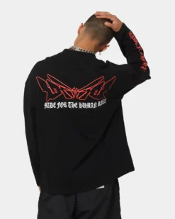 Loiter Cyber Long Sleeve T-Shirt Black -Champions Style 02037926 YB001 mens 0070