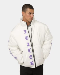 Loiter Eternal Puffer Jacket Off White -Champions Style 02037928 YO007 mens 0010