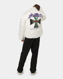 Loiter Eternal Puffer Jacket Off White -Champions Style 02037928 YO007 mens 0020