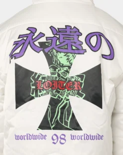 Loiter Eternal Puffer Jacket Off White -Champions Style 02037928 YO007 mens 0040