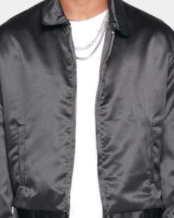 MNML Oilers Lightweight Jacket Black -Champions Style 02039177 YB001 mens 030