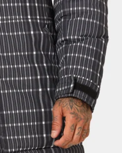 Saint Morta Mercy Merci Plaid Jacket Black -Champions Style 02039327 YB001 mens 0110