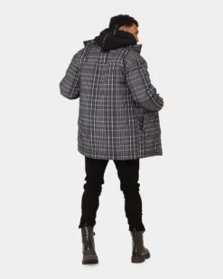 Saint Morta Mercy Merci Plaid Jacket Black -Champions Style 02039327 YB001 mens 020
