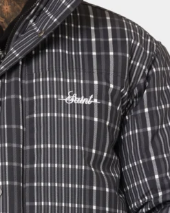 Saint Morta Mercy Merci Plaid Jacket Black -Champions Style 02039327 YB001 mens 040