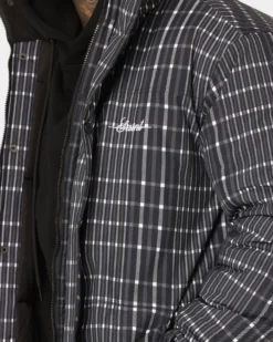 Saint Morta Mercy Merci Plaid Jacket Black -Champions Style 02039327 YB001 mens 090