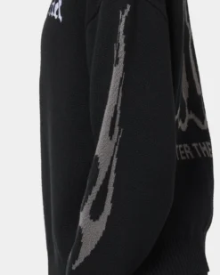 Loiter Void Knit Sweater Black -Champions Style 02039718 YB001 mens 00100