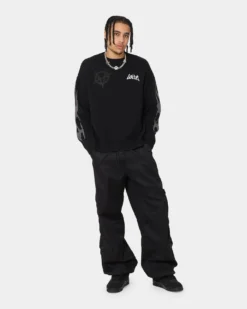 Loiter Void Knit Sweater Black -Champions Style 02039718 YB001 mens 0030