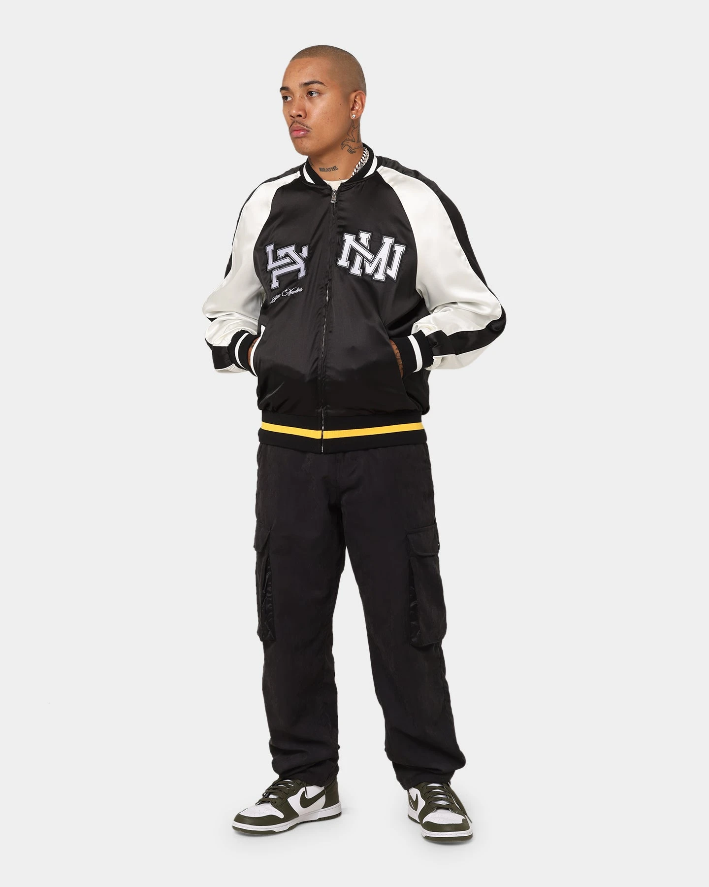 Lifted Anchors "Alumni" Souvenir Jacket Black 8 Lifted Anchors "Alumni" Souvenir Jacket Black - Image 8