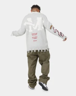 Lifted Anchors "Honors" Cardigan Light Grey 17 Lifted Anchors "Honors" Cardigan Light Grey -Champions Style 02039779 YL210 mens 0080