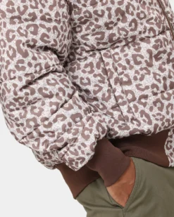 XXIII Leopard Print Puffer Jacket Leopard -Champions Style 02040145 YL001 mens 0070