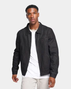 XXIII Oliver Washed Denim Jacket Black