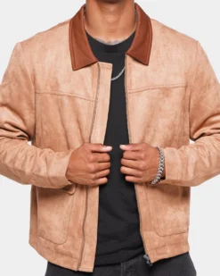 XXIII Suede Zip Up Jacket Brown 8 XXIII Suede Zip Up Jacket Brown -Champions Style 02040149 YX300 mens 0030