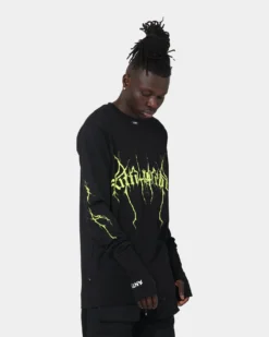The Anti Order Youthquake Legion Long Sleeve T-Shirt Black/Green