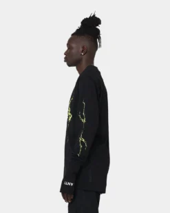 The Anti Order Youthquake Legion Long Sleeve T-Shirt Black/Green -Champions Style 02040752 YB020 mens 060