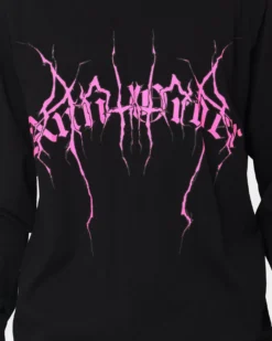 The Anti Order Youthquake Legion Long Sleeve T-Shirt Black/Pink -Champions Style 02040752 YB025 mens 030