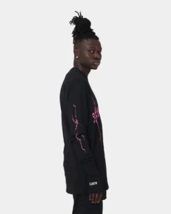 The Anti Order Youthquake Legion Long Sleeve T-Shirt Black/Pink -Champions Style 02040752 YB025 mens 040