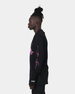 The Anti Order Youthquake Legion Long Sleeve T-Shirt Black/Pink -Champions Style 02040752 YB025 mens 050