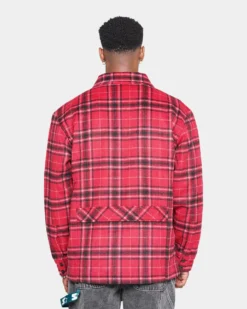 XXIII Charlie Flannel Jacket Red/Black -Champions Style 02041441 YR010 mens 040