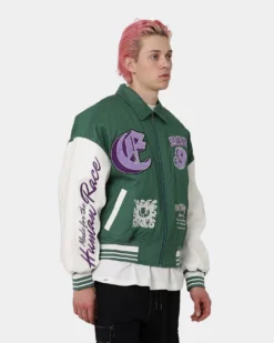 Loiter Ethereal Varsity Jacket Green 15 Loiter Ethereal Varsity Jacket Green -Champions Style 02041882 YG600 mens 0060