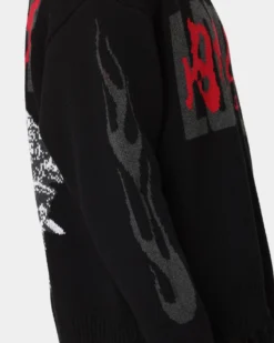 Loiter Honour Knit Sweater Black -Champions Style 02041900 YB001 mens 0090